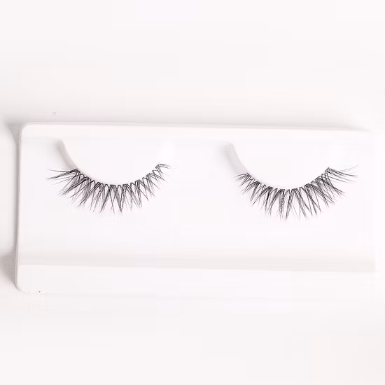 Make-up Schönheit natürliches menschliches Haar Private Label 100 % echte Nerz 3D 5D 6D Faser falsche Streifen synthetische Wimpern